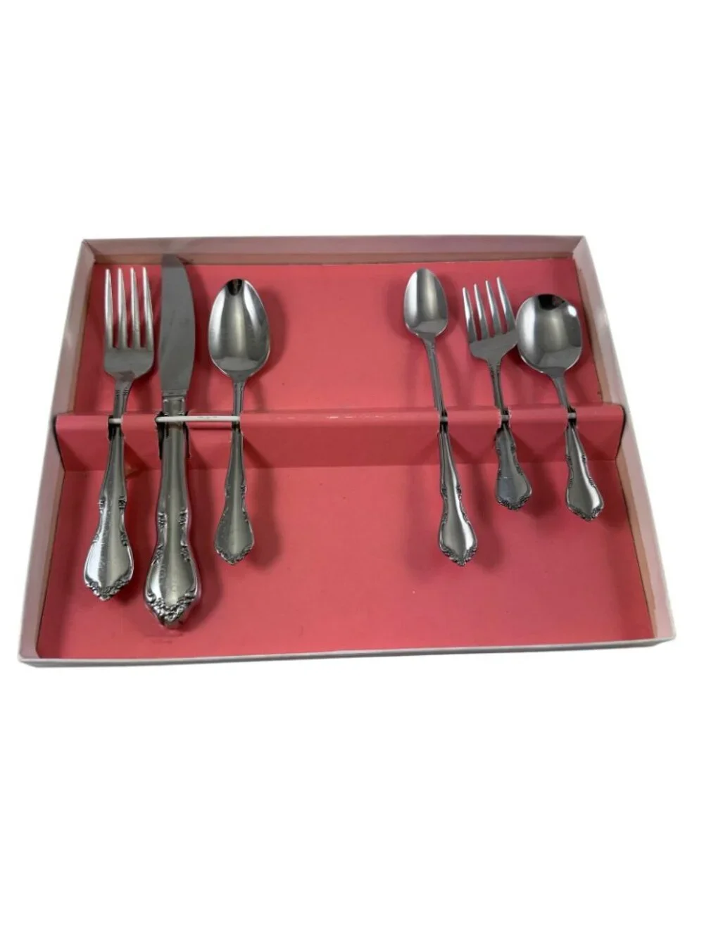 Toddletime Stainless Steel Oneida Flatware Youth Baby Progress Set Vintage 1990s
